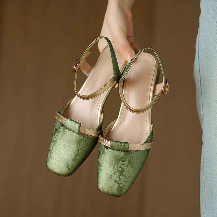 NORTHLINE STUDIO | CONTRAST SLINGBACK HEELS