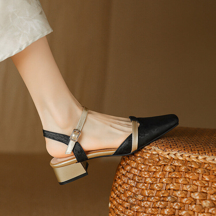 NORTHLINE STUDIO | CONTRAST SLINGBACK HEELS