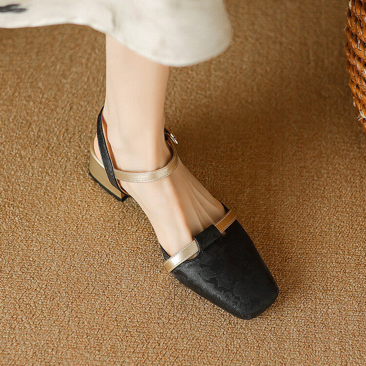 NORTHLINE STUDIO | CONTRAST SLINGBACK HEELS