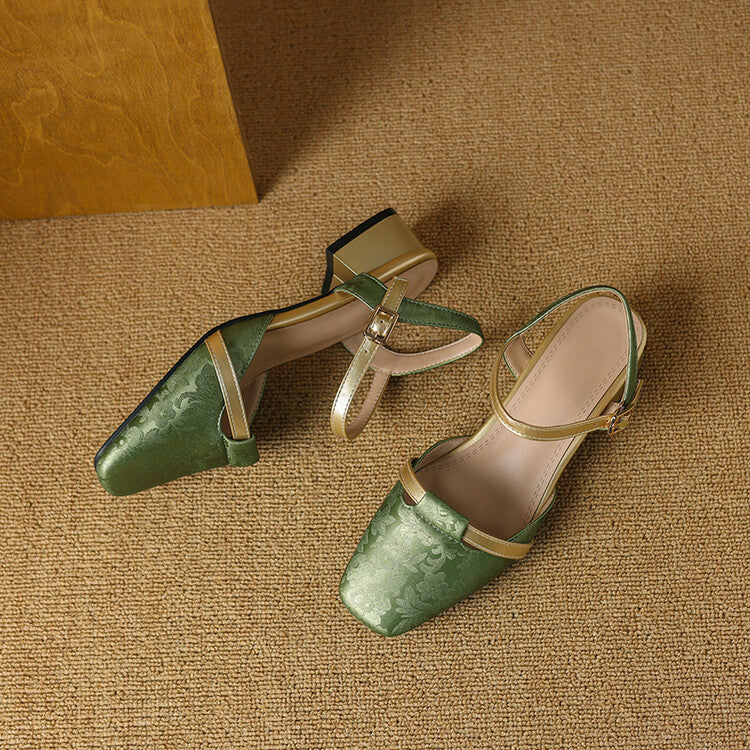 NORTHLINE STUDIO | CONTRAST SLINGBACK HEELS