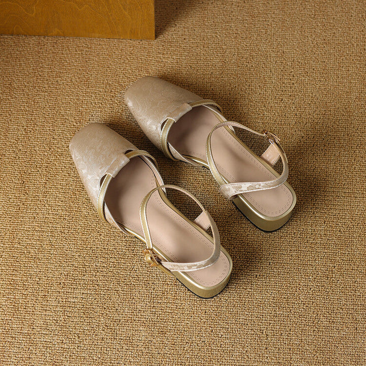 NORTHLINE STUDIO | CONTRAST SLINGBACK HEELS