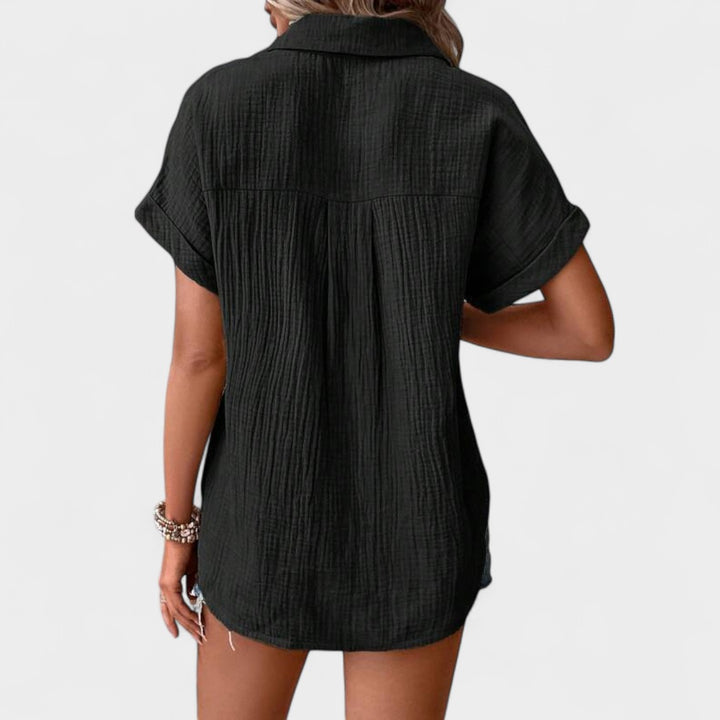 NORTHLINE STUDIO | RELAXED BUTTON BLOUSE