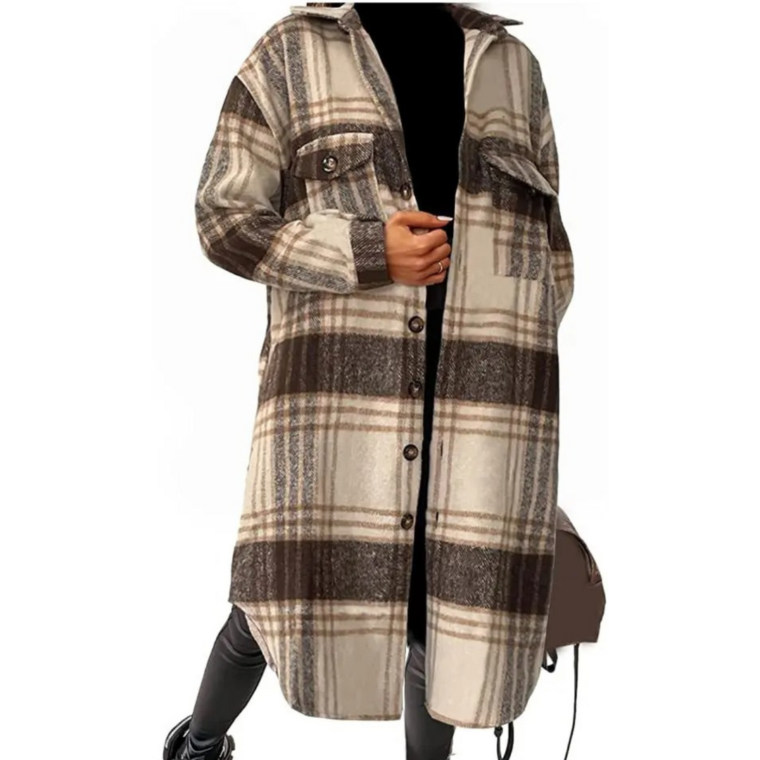 Celine | Everyday Checked Coat