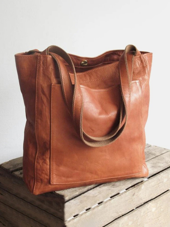 SABINE WAXED TOTE