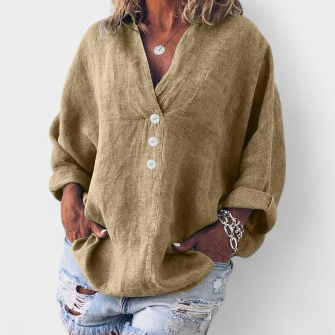 NORTHLINE STUDIO | RELAXED ELEGANT CUT BLOUSE