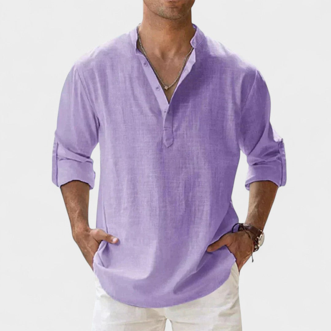 JAMES | RELAXED HENLEY SHIRT