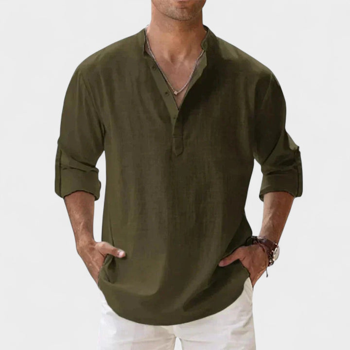 JAMES | RELAXED HENLEY SHIRT
