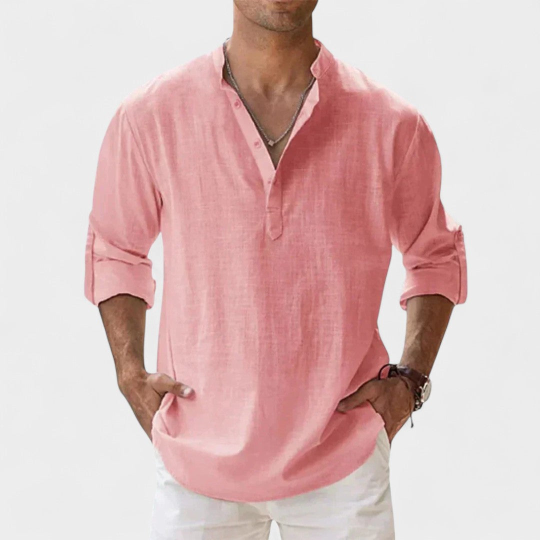 JAMES | RELAXED HENLEY SHIRT