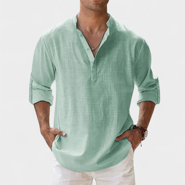 JAMES | RELAXED HENLEY SHIRT