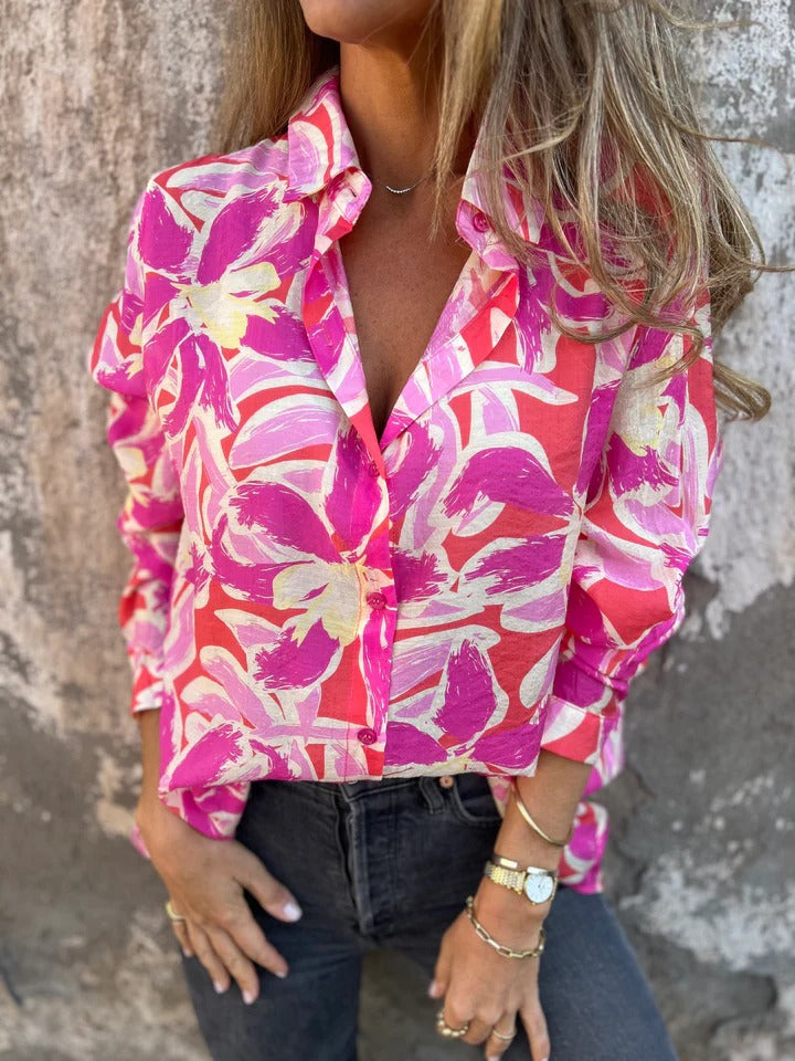 NORTHLINE STUDIO | FLORAL PRINT BLOUSE