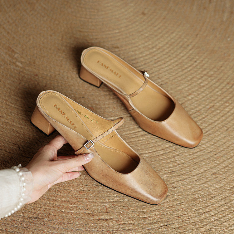 NORTHLINE STUDIO | SLIP-ON BLOCK MARY JANES