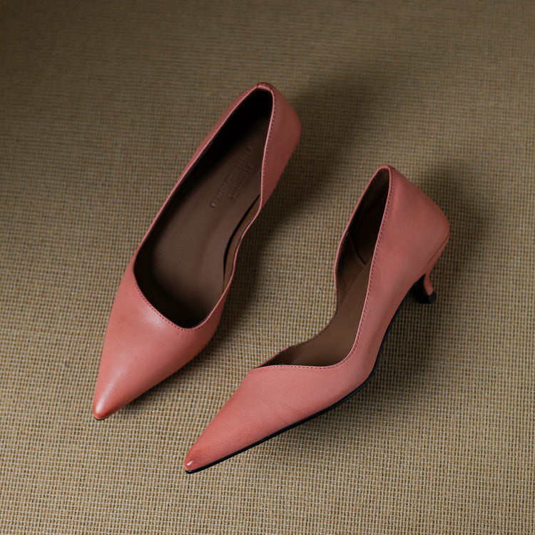 NORTHLINE STUDIO | POINTED KITTEN HEELS