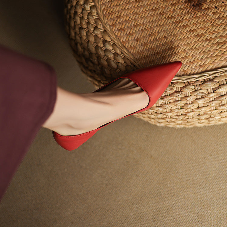 NORTHLINE STUDIO | POINTED KITTEN HEELS