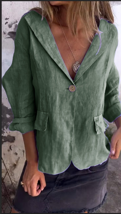 NORTHLINE STUDIO | RELAXED SINGLE-BUTTON BLAZER