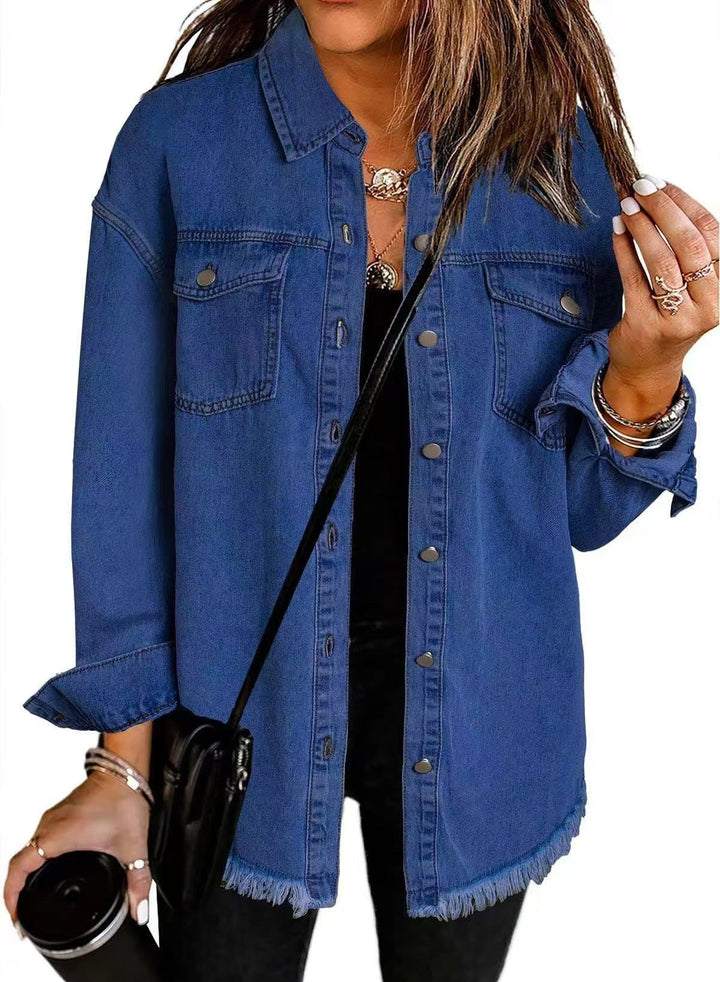 NORTHLINE STUDIO | DISTRESSED DENIM SHIRT