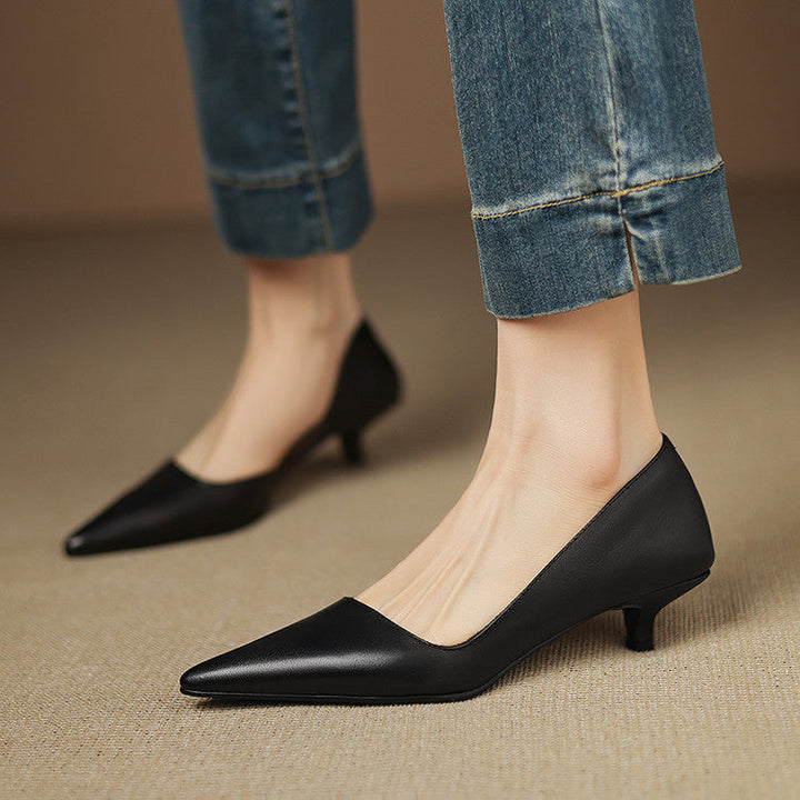 NORTHLINE STUDIO | POINTED KITTEN HEELS