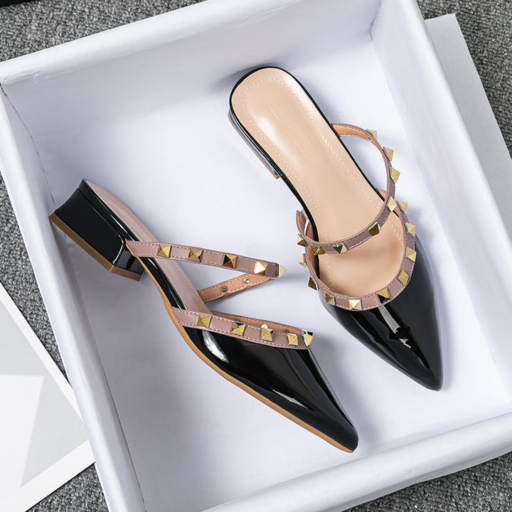 NORTHLINE STUDIO | STUDDED STRAP MULES