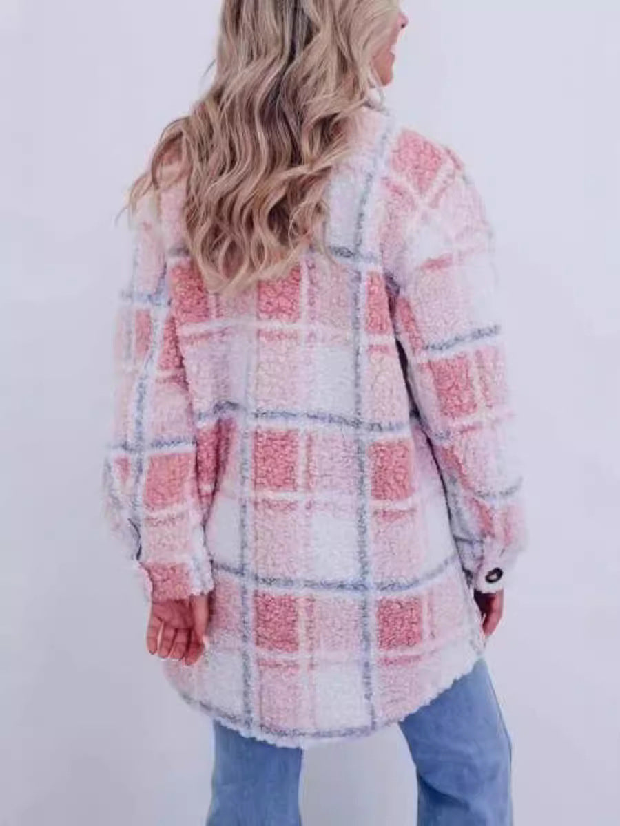 NORTHLINE STUDIO | Cozy Plaid Button-Down Jacket