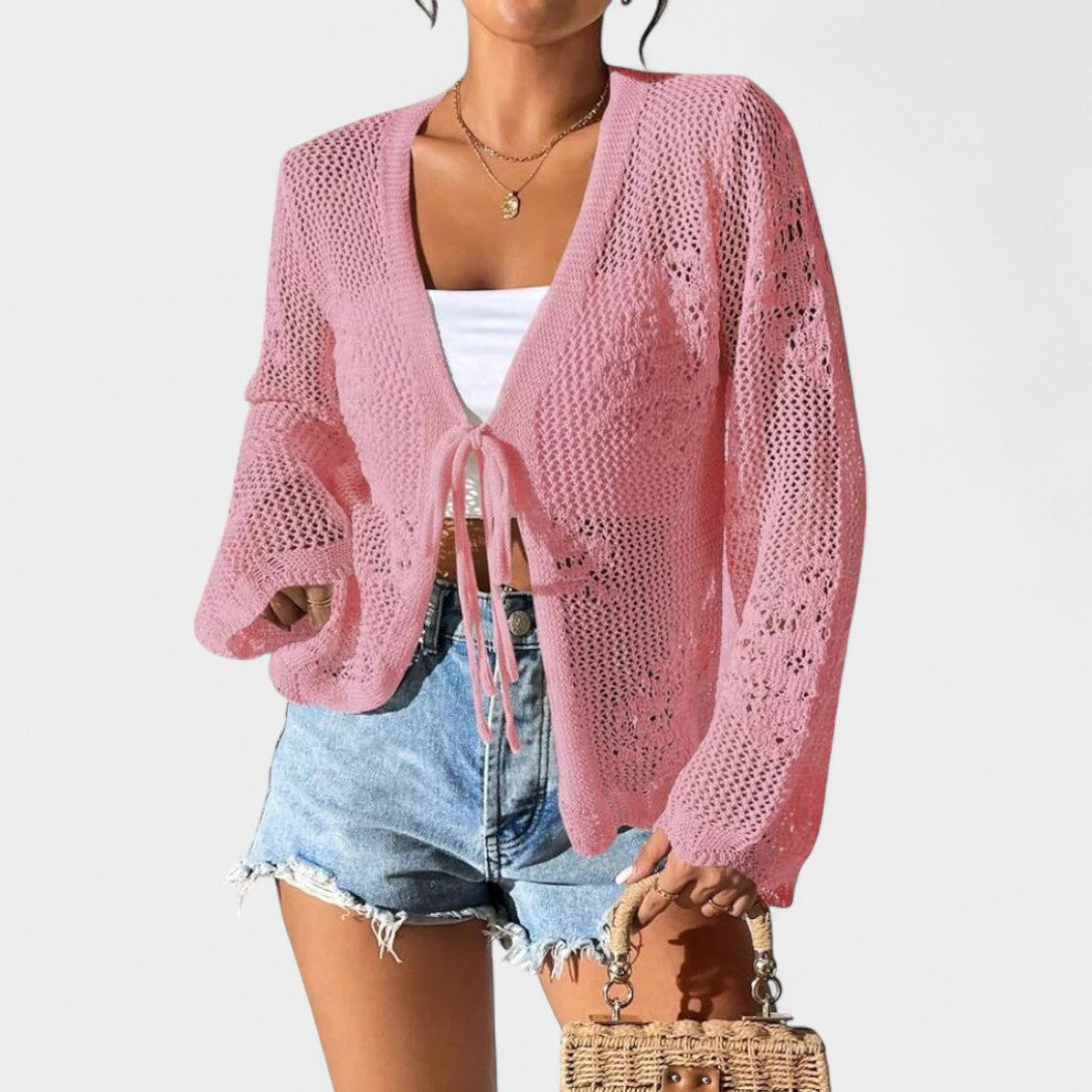 NORTHLINE STUDIO | OPEN FRONT CROCHET CARDIGAN
