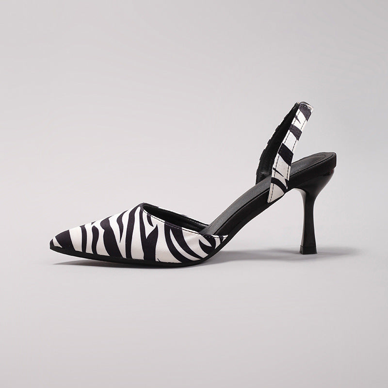 HARPER & JUNE | ANIMAL PRINT SLINGBACK PUMPS