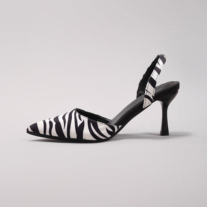 HARPER & JUNE | ANIMAL PRINT SLINGBACK PUMPS