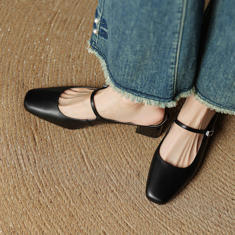NORTHLINE STUDIO | SLIP-ON BLOCK MARY JANES