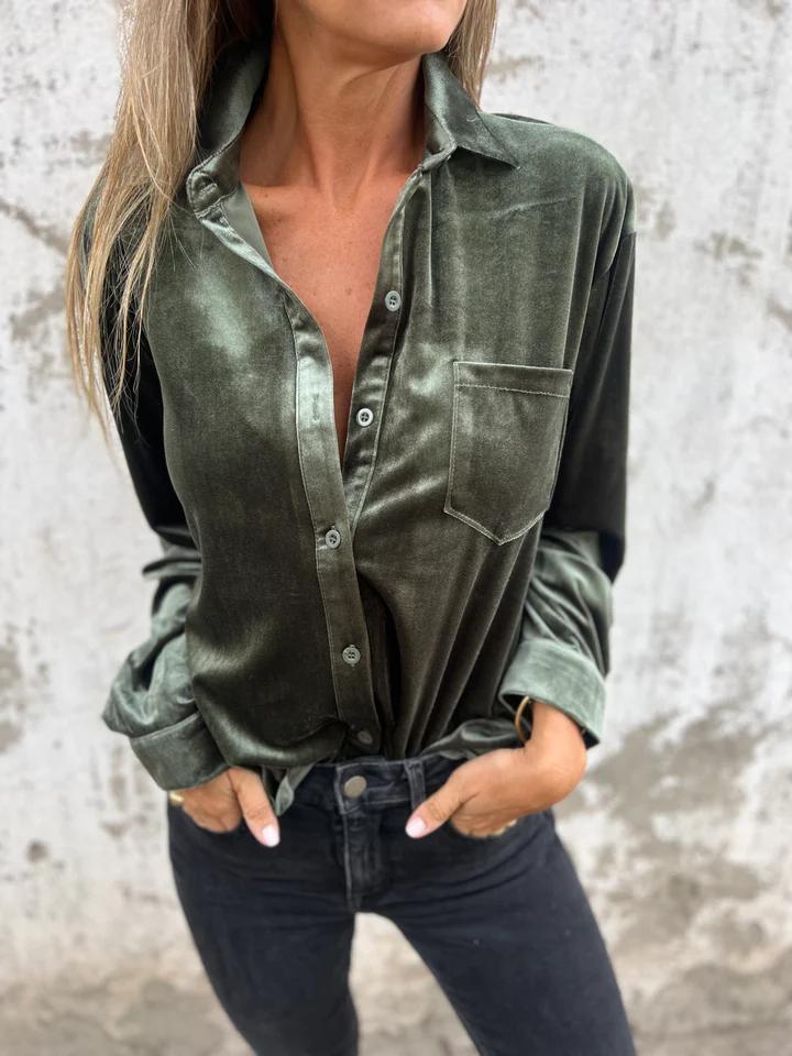 NORTHLINE STUDIO | LUXE VELVET BLOUSE
