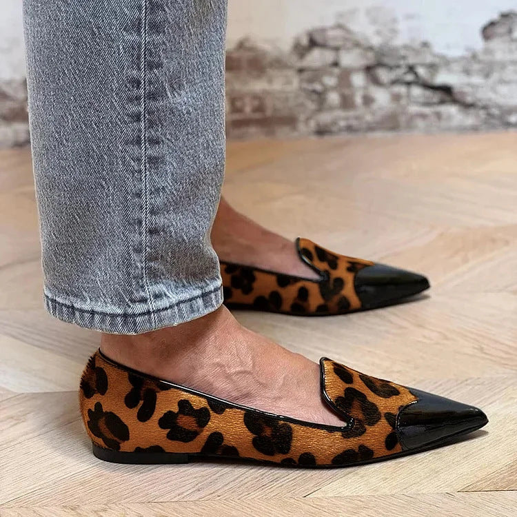 HARPER & JUNE | REFINED ANIMAL PRINT BALLET FLATS