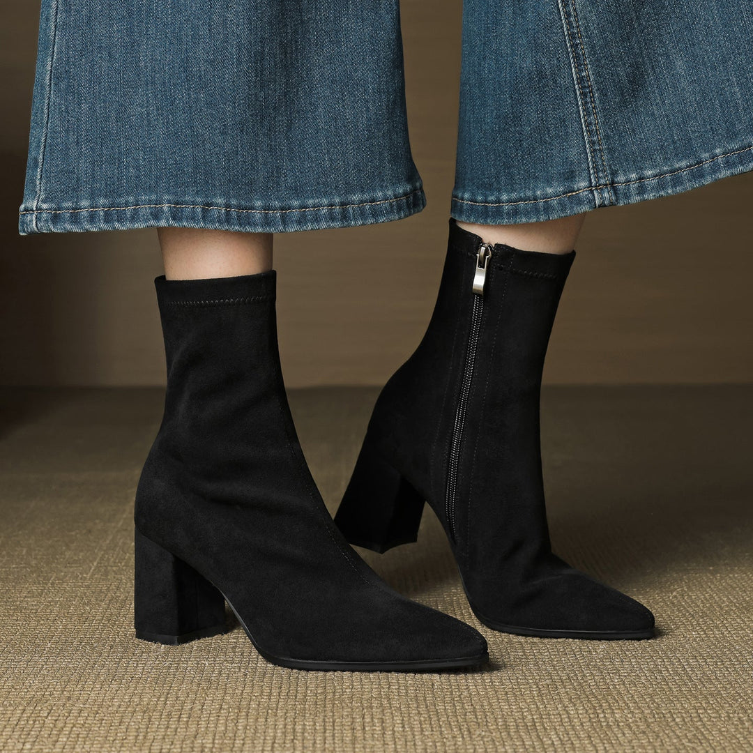 NORTHLINE STUDIO | ELEGANT SUEDE ANKLE BOOTS