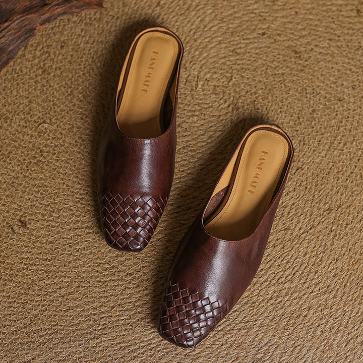NORTHLINE STUDIO | HANDWOVEN MULES