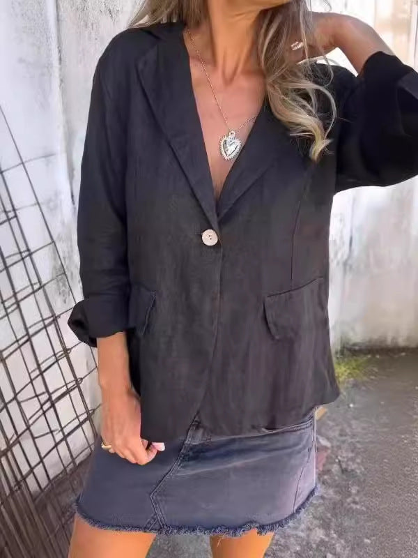 NORTHLINE STUDIO | RELAXED SINGLE-BUTTON BLAZER