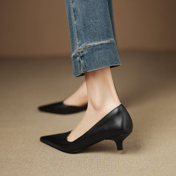 NORTHLINE STUDIO | POINTED KITTEN HEELS