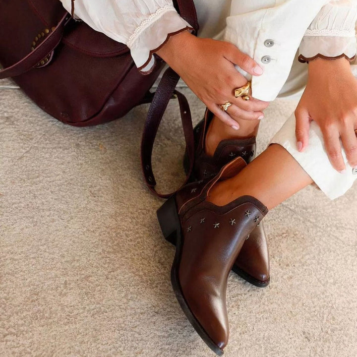 HARPER & JUNE | WESTERN BOOTS WITH STUDS