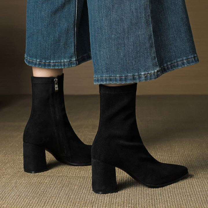 NORTHLINE STUDIO | ELEGANT SUEDE ANKLE BOOTS