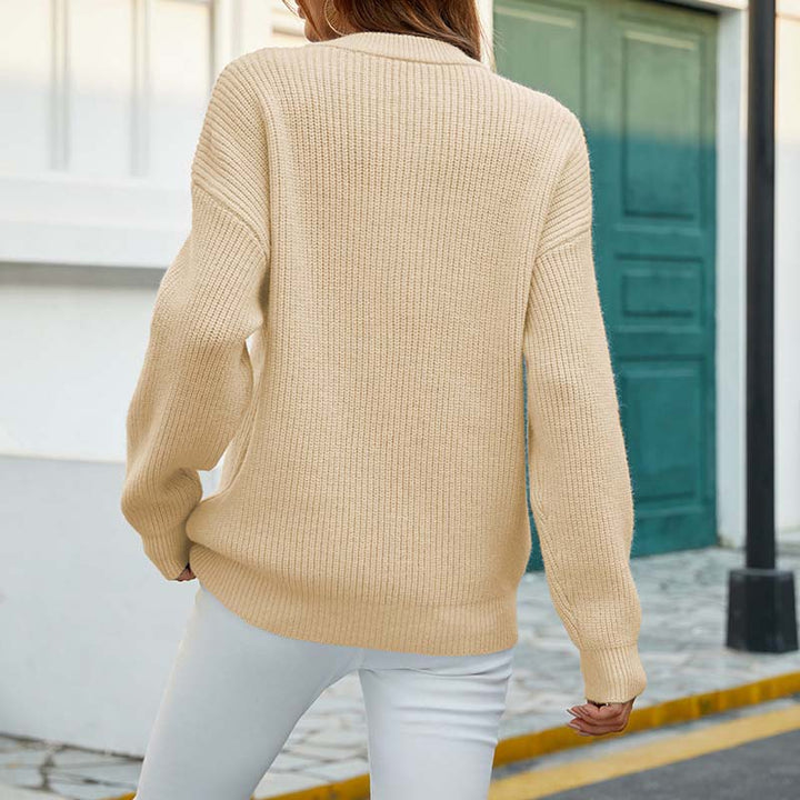 NORTHLINE STUDIO | Elegant Cable Knit Sweater