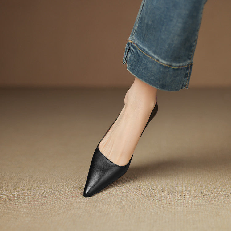 NORTHLINE STUDIO | POINTED KITTEN HEELS