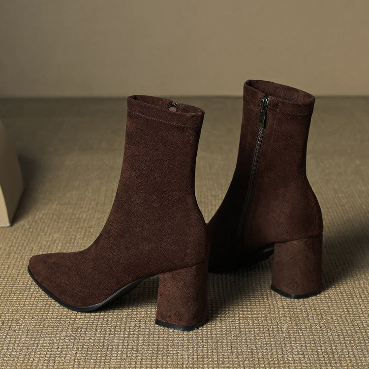 NORTHLINE STUDIO | ELEGANT SUEDE ANKLE BOOTS