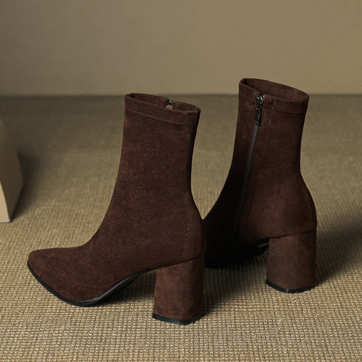 NORTHLINE STUDIO | ELEGANT SUEDE ANKLE BOOTS