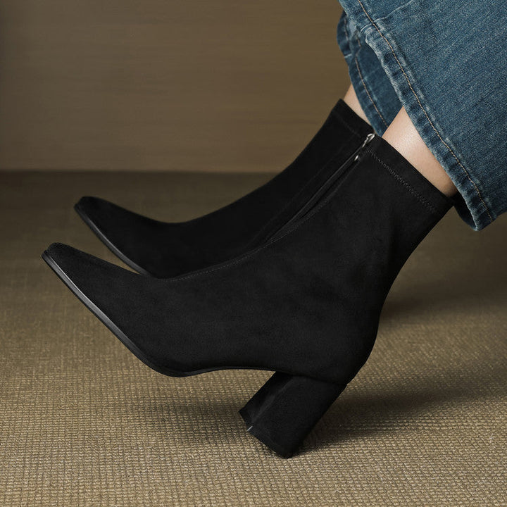 NORTHLINE STUDIO | ELEGANT SUEDE ANKLE BOOTS