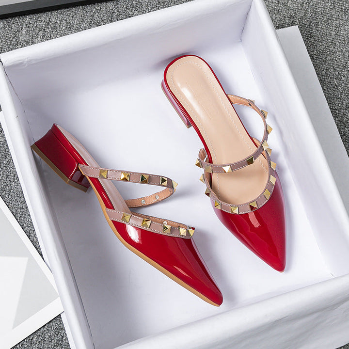 NORTHLINE STUDIO | STUDDED STRAP MULES