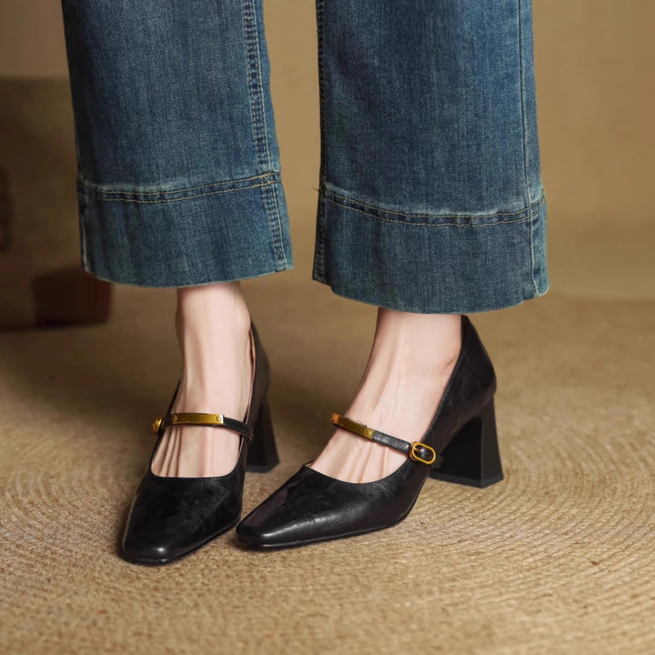 NORTHLINE STUDIO | BLOCK HEEL MARY JANES