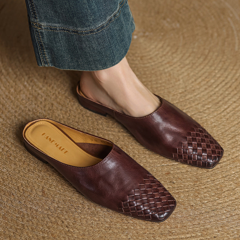 NORTHLINE STUDIO | HANDWOVEN MULES