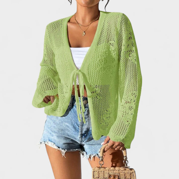 NORTHLINE STUDIO | OPEN FRONT CROCHET CARDIGAN