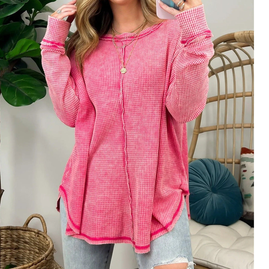 NORTHLINE STUDIO | Effortless Crewneck Washed Top