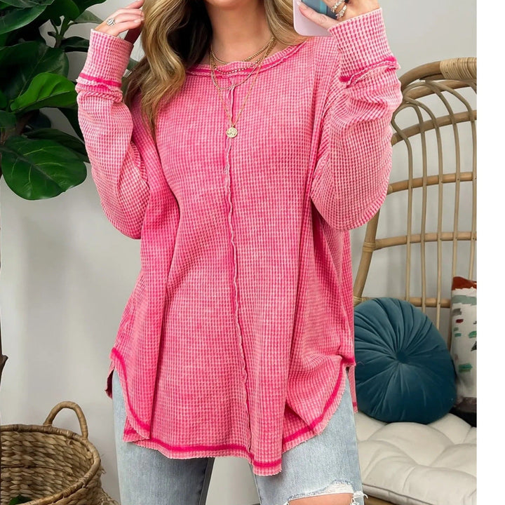 NORTHLINE STUDIO | Effortless Crewneck Washed Top