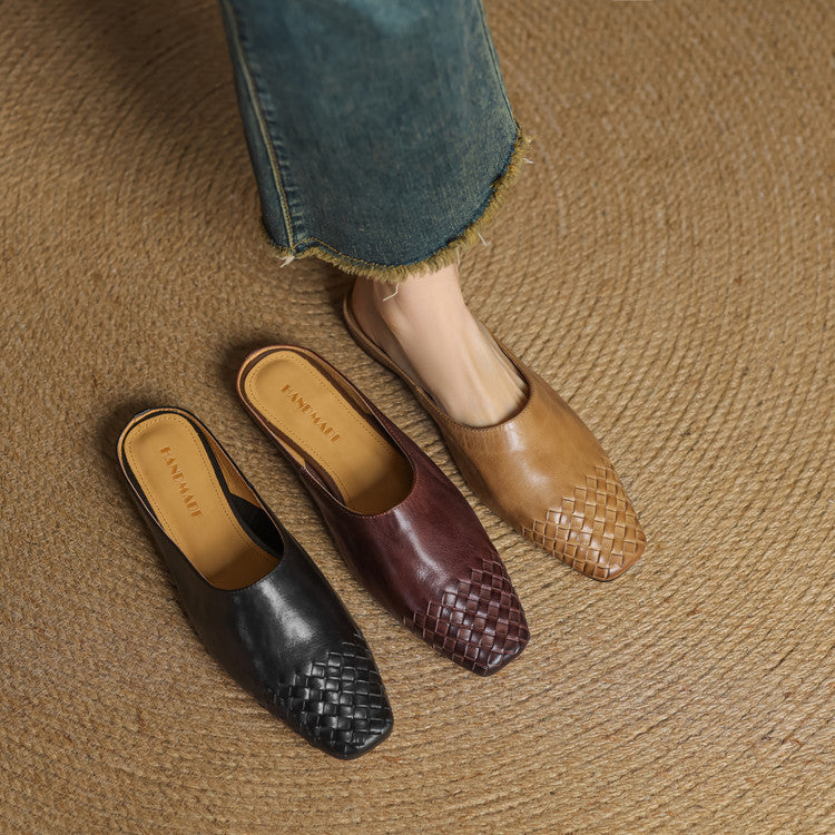 NORTHLINE STUDIO | HANDWOVEN MULES