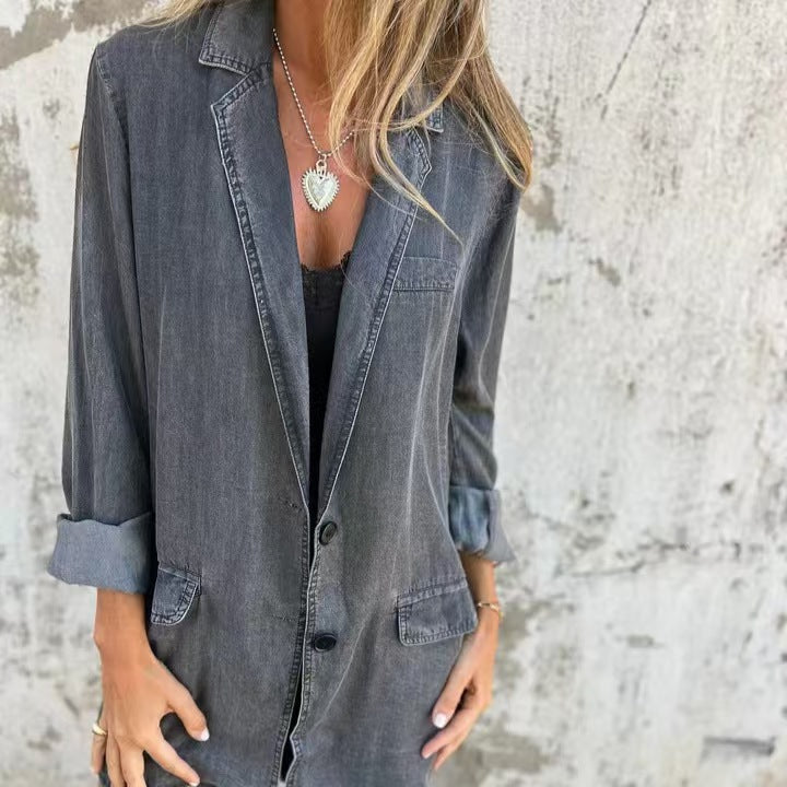 NORTHLINE STUDIO | RELAXED DENIM BLAZER