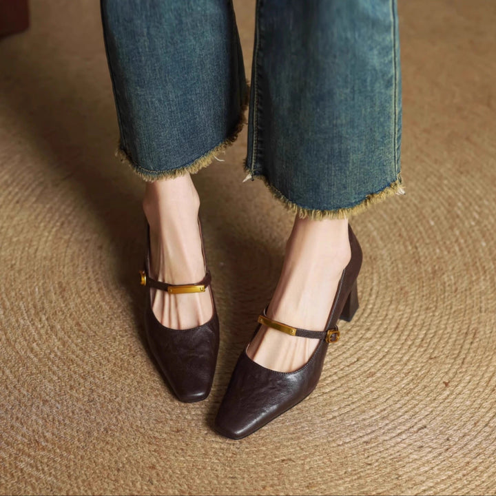 NORTHLINE STUDIO | BLOCK HEEL MARY JANES