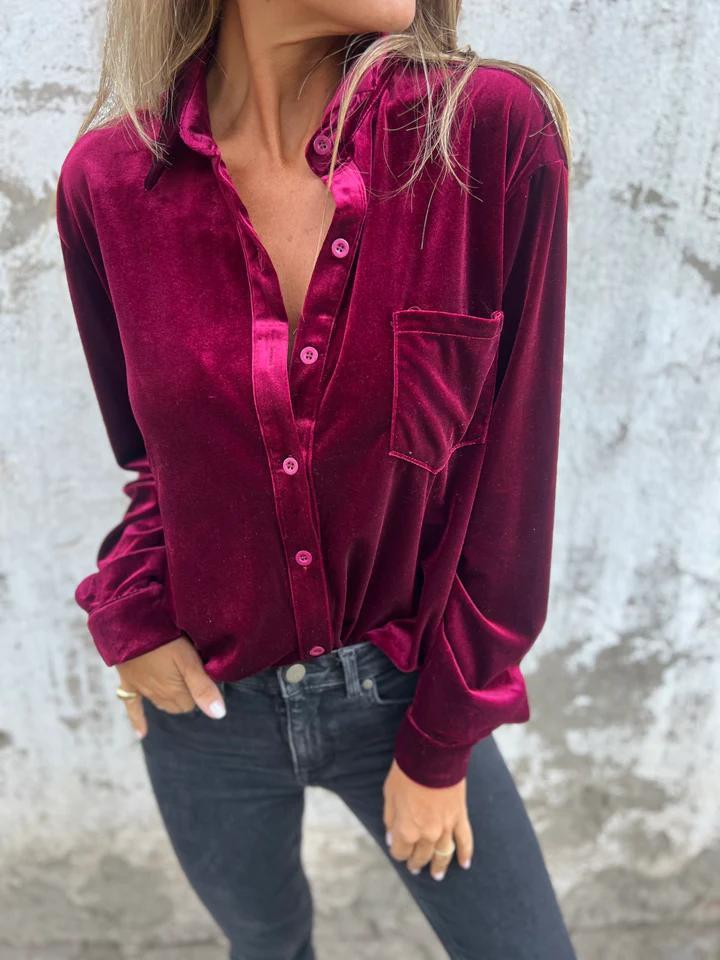 NORTHLINE STUDIO | LUXE VELVET BLOUSE