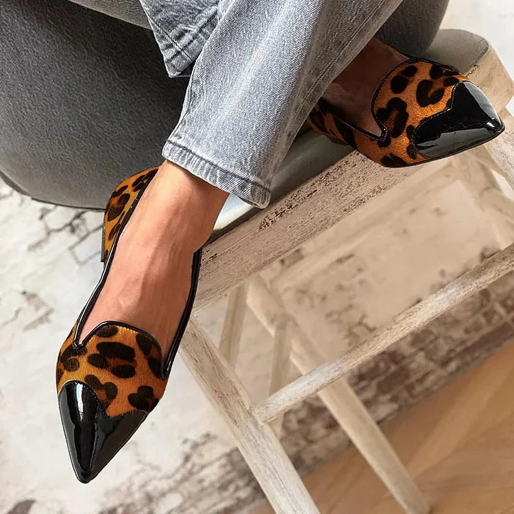 HARPER & JUNE | REFINED ANIMAL PRINT BALLET FLATS